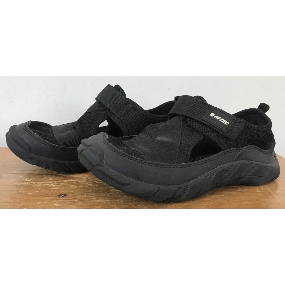 Hi-Tec Black Water Shoes Hiking Youth Unisex Boys Girls Sandals 5.5 EU 21